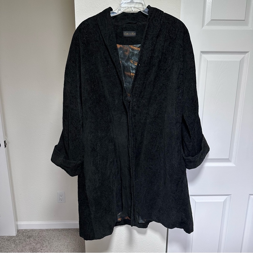Carter & Teri Swing Couture Coat Beaded Studded